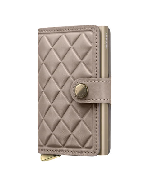 EMBOSSED DIAMOND MINI WALLET