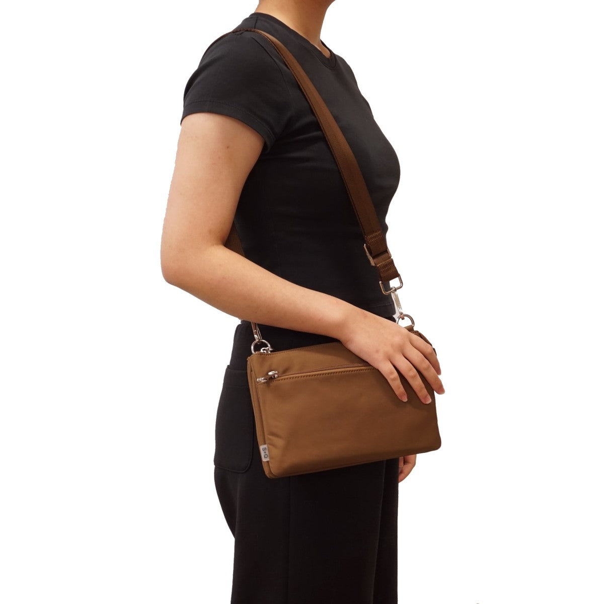SASHA NYLON CROSSBODY