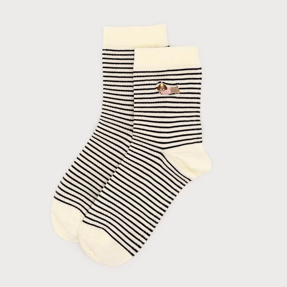STRIPED DOG SOCKS