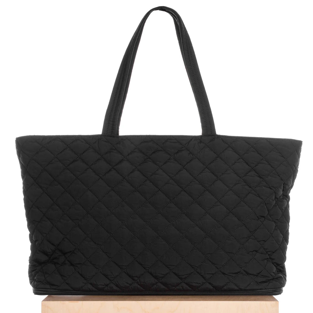 QUILTED EXPANDABLE TOTE
