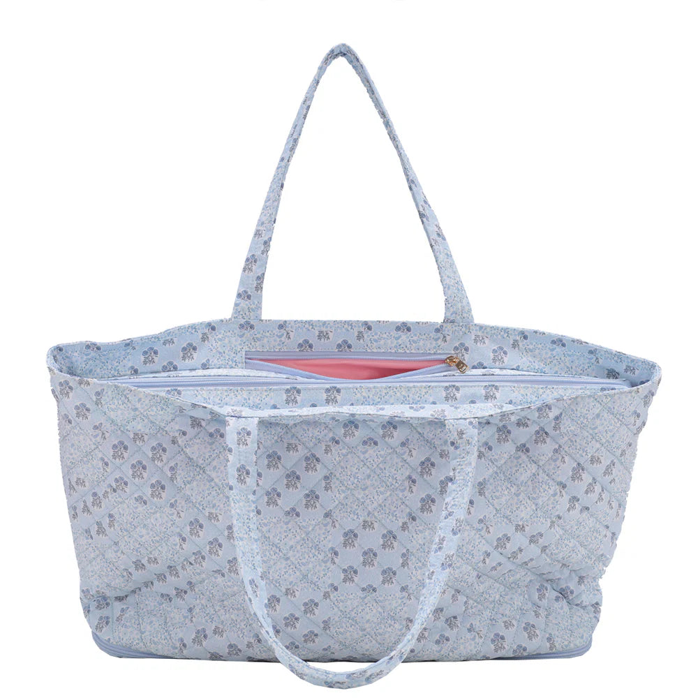 QUILTED EXPANDABLE TOTE