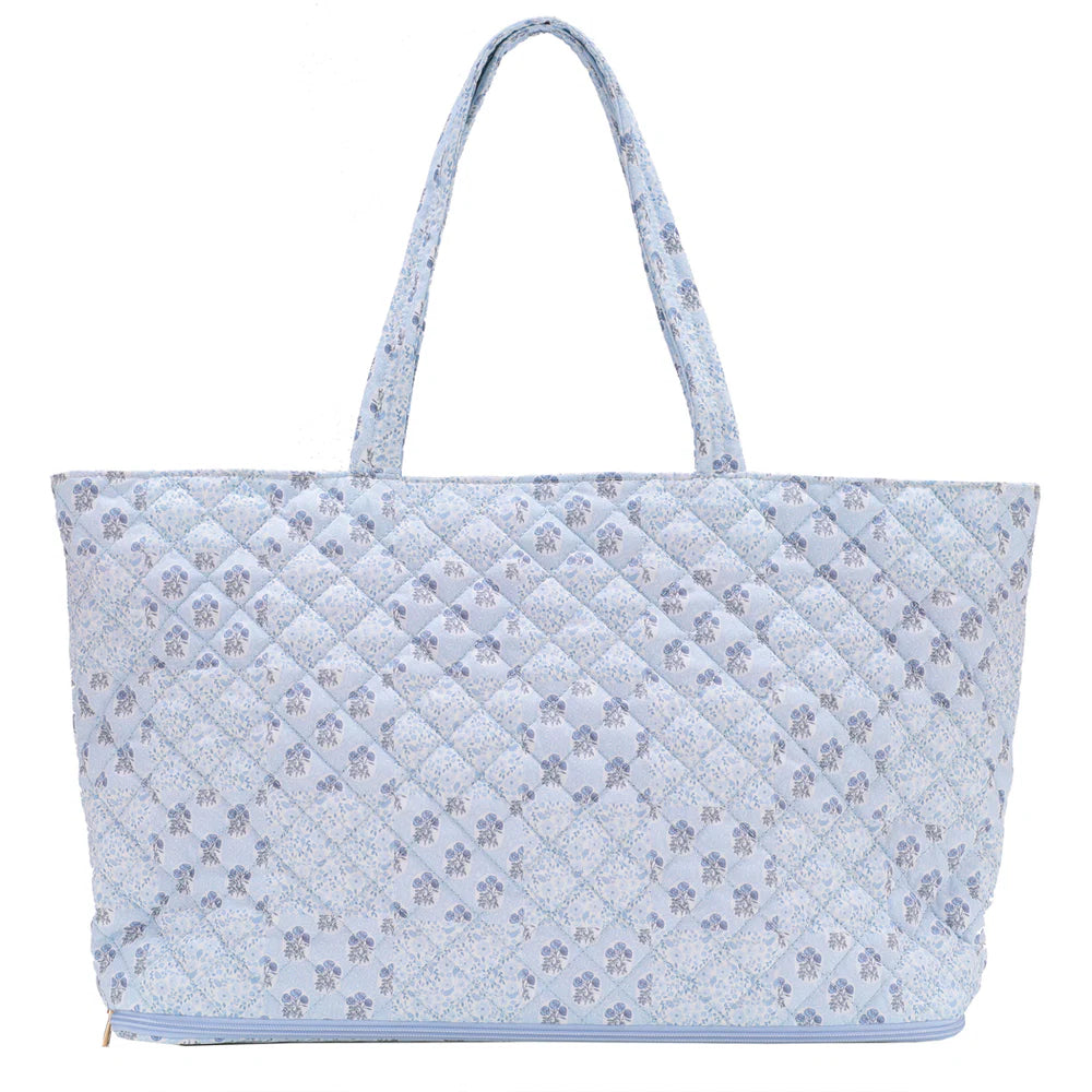 QUILTED EXPANDABLE TOTE