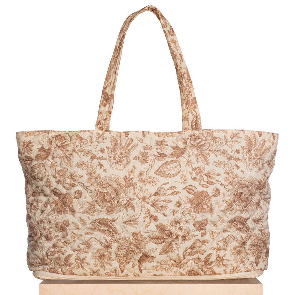 QUILTED EXPANDABLE TOTE